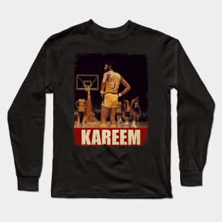 Kareem Abdul Jabbar - NEW RETRO STYLE Long Sleeve T-Shirt